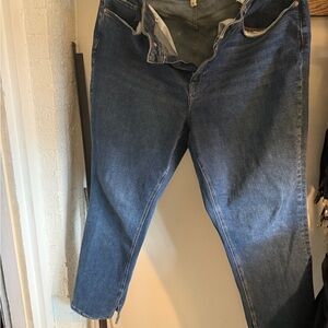 Warp + Weft women's MAB Slim Straight Jeans